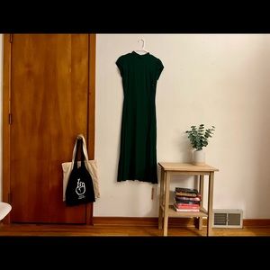 Reformation- Emerald Patti Dress. NWT.